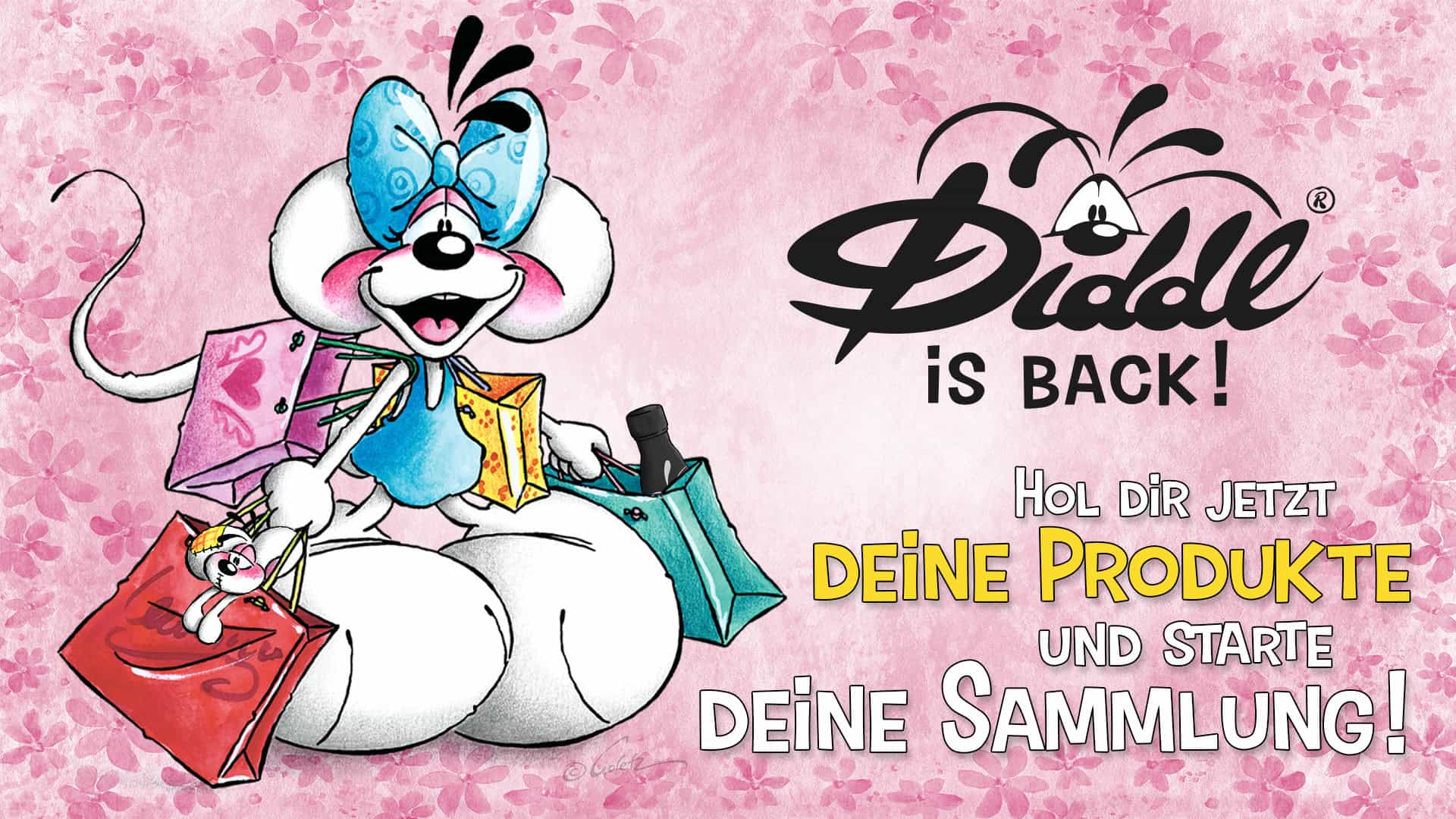 Die Diddl Maus ist zurück. Hol dir jetzt deine Produkte bei Buchhandel Sterzinger in Wolkersdorf und starte deine Sammlung!